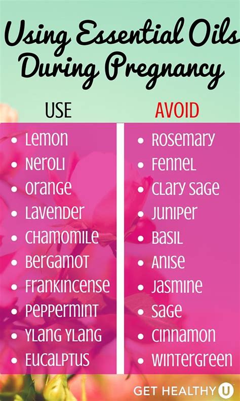 Which essential oils to choose when you're pregnant .